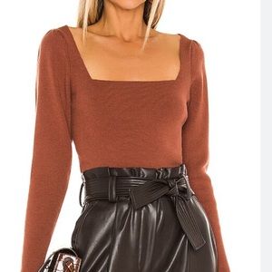 Camila Coelho Leena Sweater in Copper